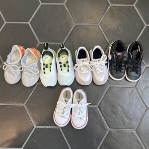 5 pairs of toddler sneakers
